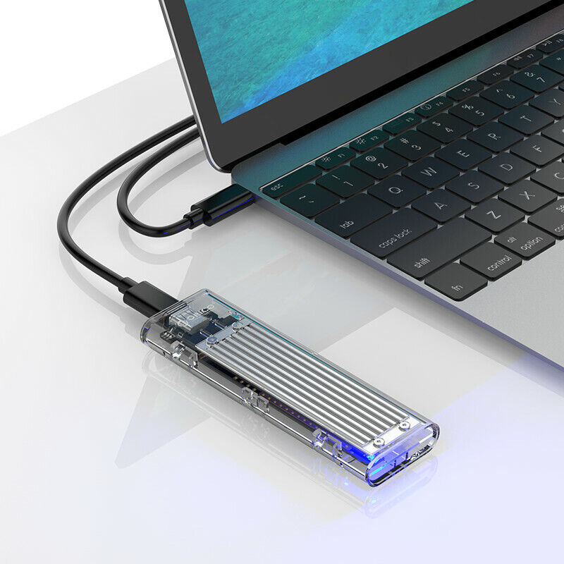 Orico TCM2-C3 Transparent NVMe M.2 SSD (M Key) USB C 3.1 Type-C Enclosure