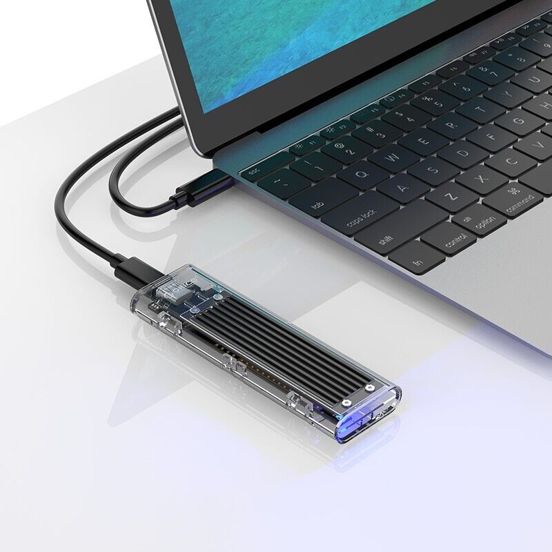 Orico TCM2-C3 Transparent NVMe M.2 SSD (M Key) USB C 3.1 Type-C Enclosure