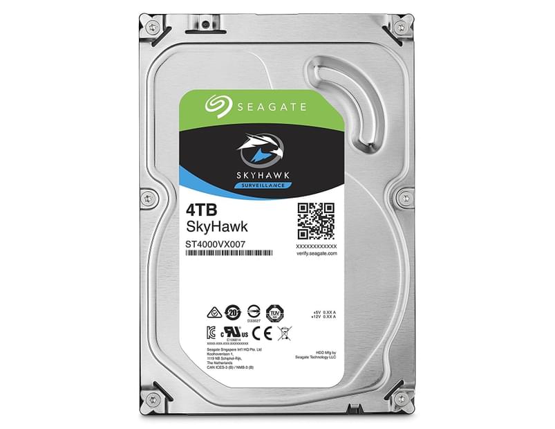 Seagate SkyHawk 4TB 3.5" SATA Internal Surveillance Hard Drive HDD 5900RPM 64MB ST4000VX007