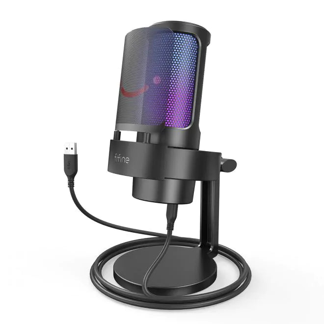 FIFINE USB Microphone For Recording And Streaming On PC And Mac