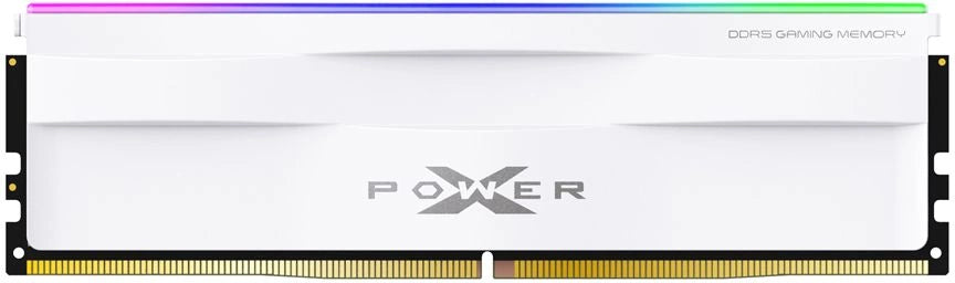 Silicon XPOWER Storm RGB 16GB (2x8GB) DDR5 6000MT/s CL36 Desktop Memory – White