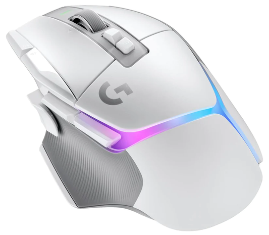 Logitech G502 X PLUS LIGHTSPEED Wireless RGB Gaming Mouse, White