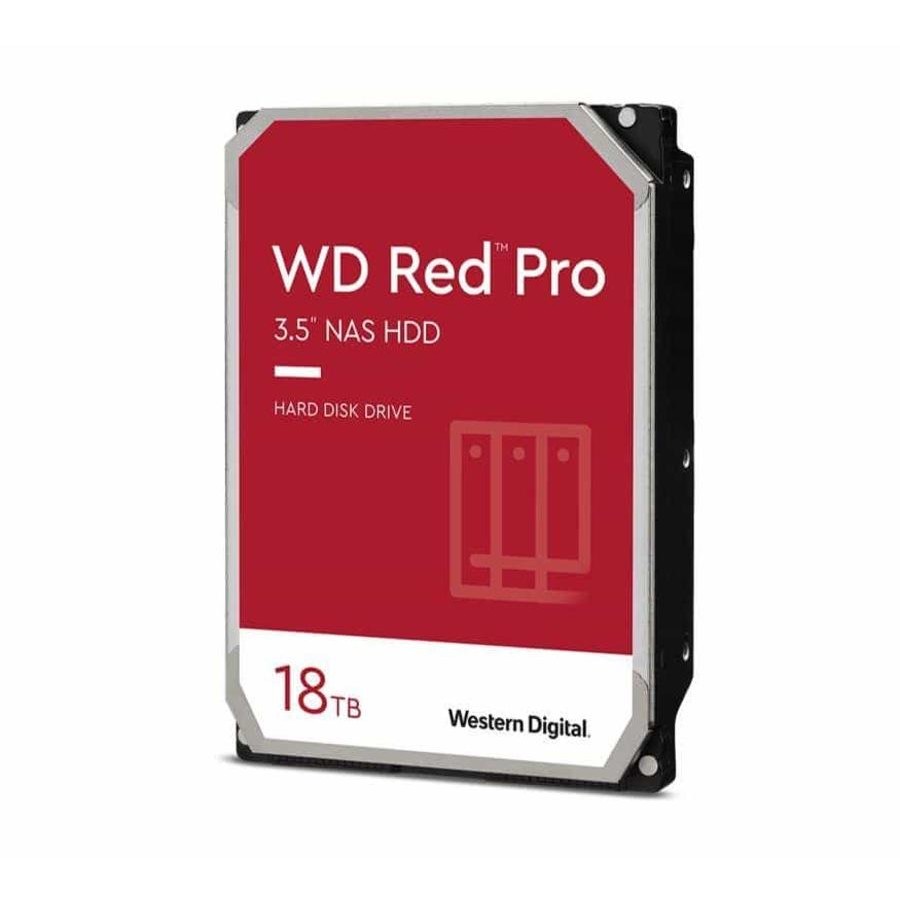 Used WD Red Pro 18tb 3.5' NAS HDD Sata3 7200rpm 512mb Cache 24x7 Nasware 3.0 CMR Tech  Network Attached Storage(NAS) - WD181KFGX