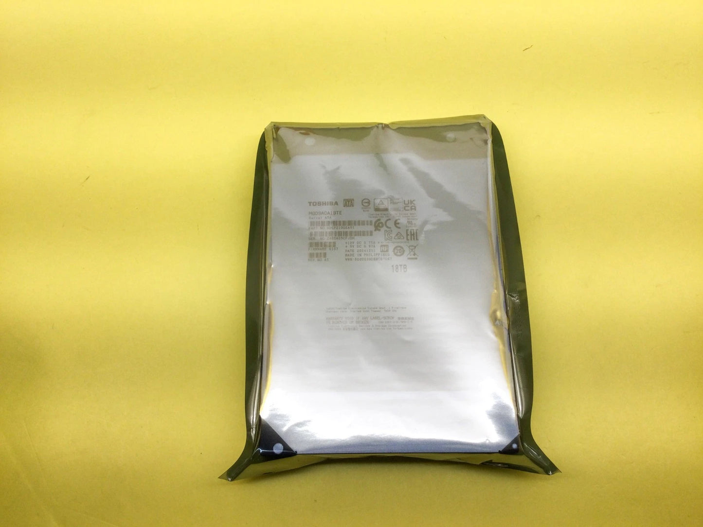 Toshiba 18TB 7.2K SATA 6Gb/s 3.5in HDD MG09ACA18TE-Refunbished in Excellent Condition